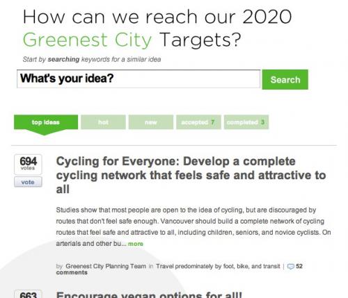 Talk Green to Us - Top Ideas
