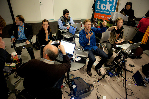 Digital campaigning in Copenhagen, photo by Kris Krug