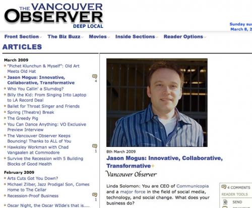 Vancouver Observer website